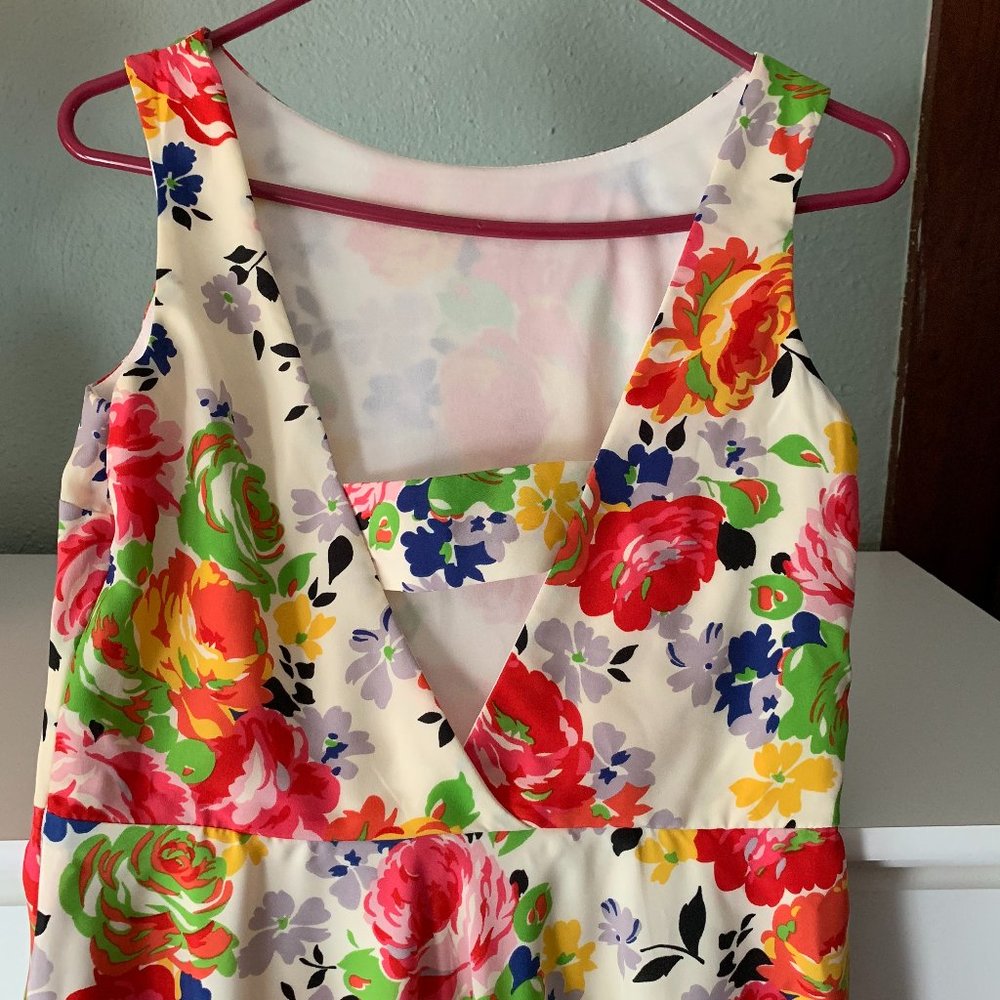 Betsey Johnson Floral Tea Dress - Picture 2 of 10